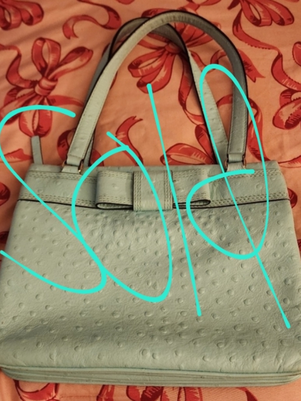 Kate Spade Teal Bag (Price is firm)